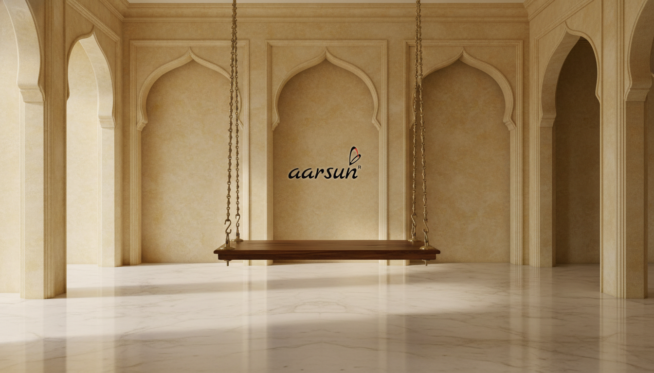 Maharani Inspired Elegant Wooden Jhoola